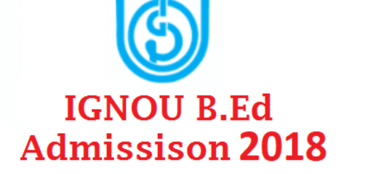 Procedure for IGNOU B.Ed admission